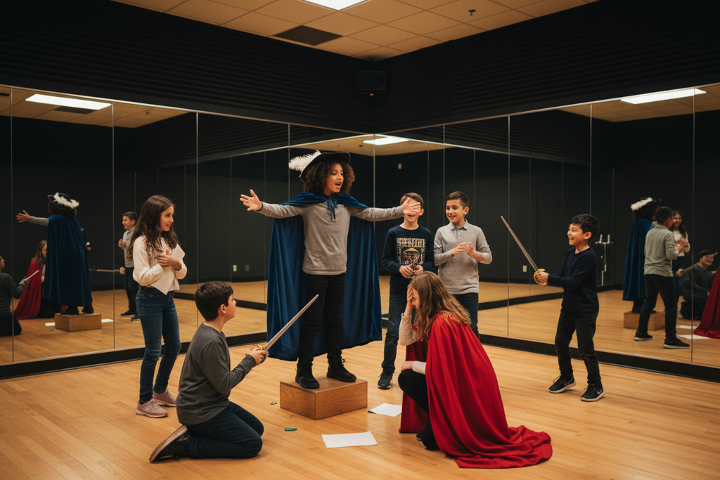 [Grades 5-8] Improvisational Theater and Creative Storytelling-$10/Registration Fee & $95/Monthly
