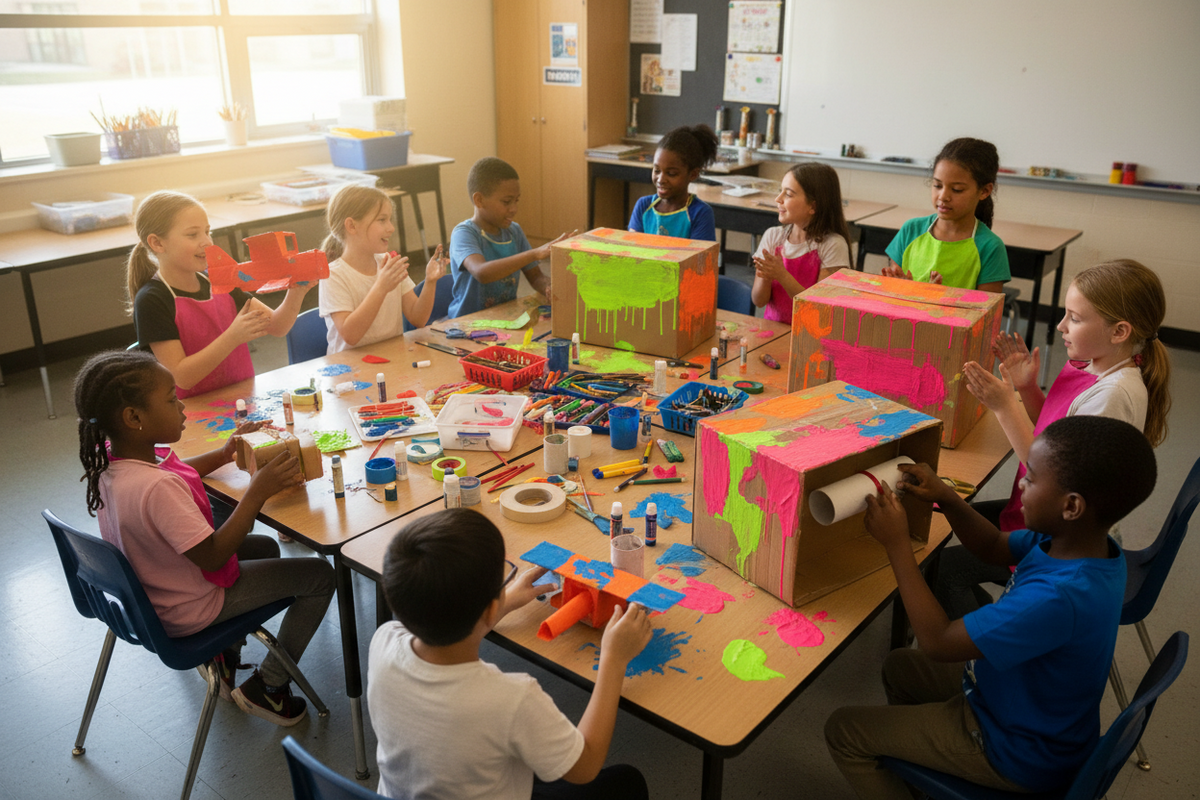 [Grades 3-5] The Visual Arts & Creative Exploration STEAM Program-$15/Registration Fee & $300/6weeks